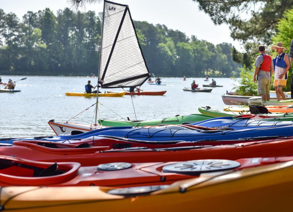 Kayaking on Wilck's Lake