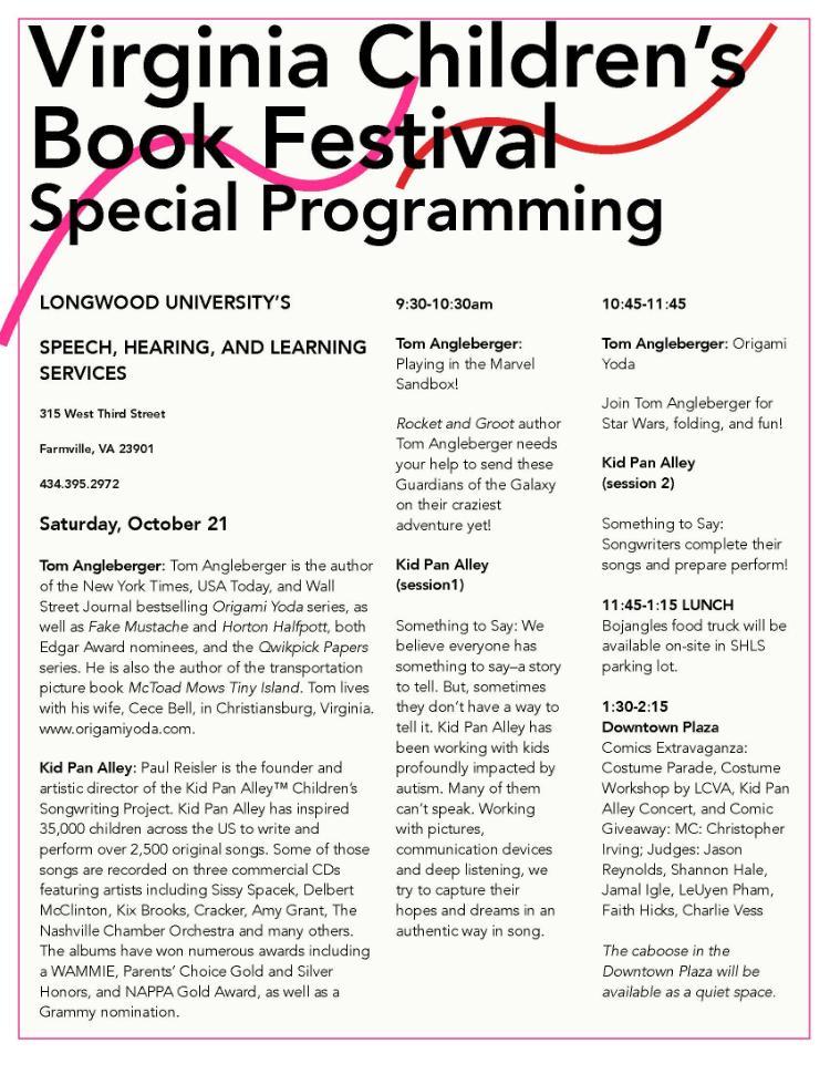 Virginia Children's Book Festival 2017