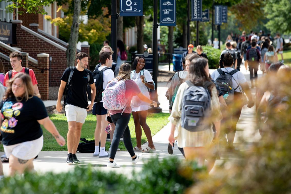 Students on Brock Commons